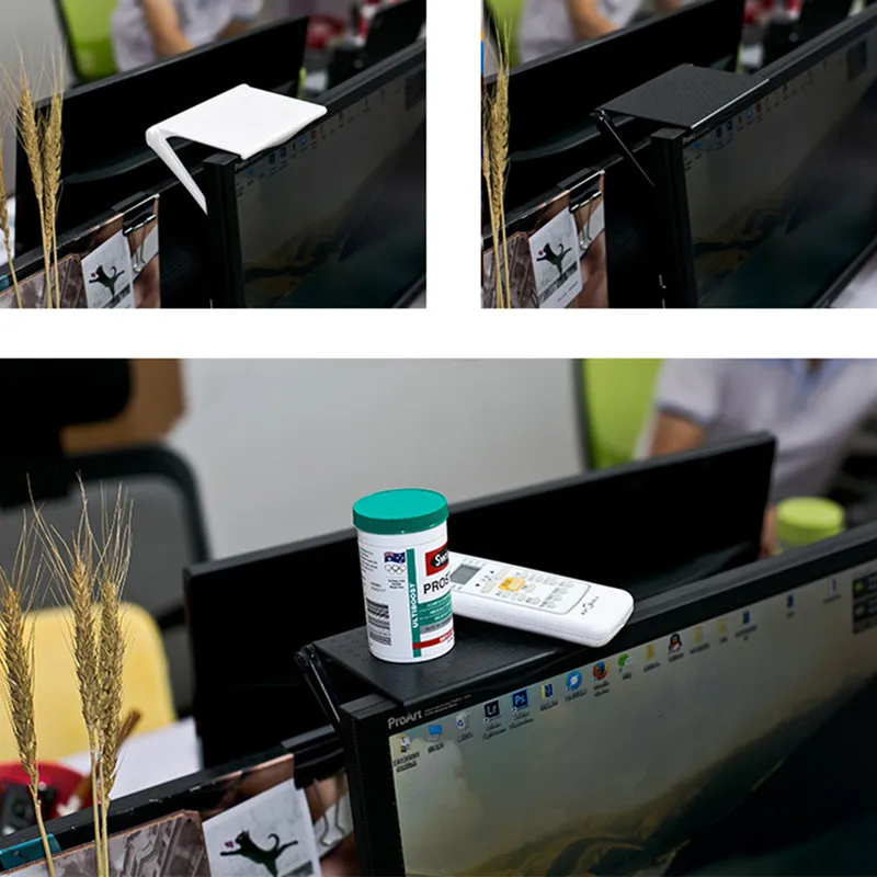 

Adjustable TV Screen Top Shelf Display Shelf Computer Monitor Organizer Riser Desktop Stand TV Rack TV Top Storage Bracket