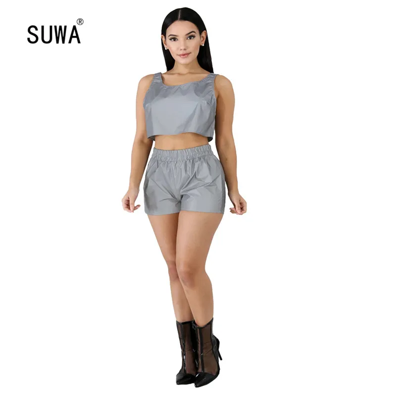 

Женский спортивный костюм из 2 предметов в стиле хип-хоп