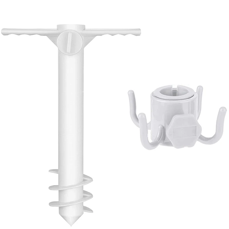 

Пляжный зонтик песка анкерный кронштейн с зонтиком набор крючков для патио пляжный зонт, комплект одежды из 2 предметов