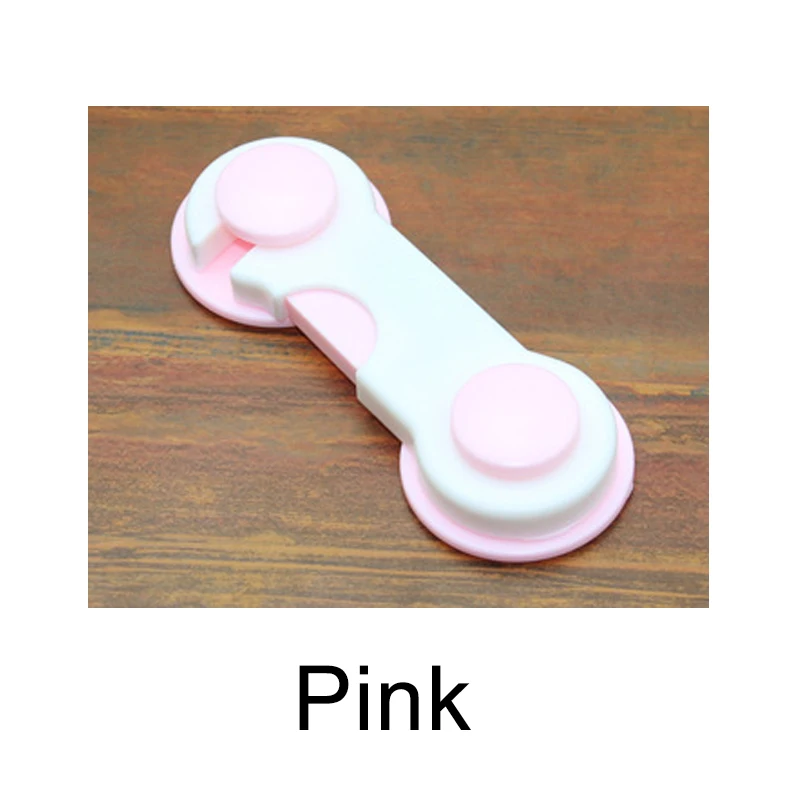 pink 5pcs TUSUNNY 5 шт./лот детские замки безопасности младенческой ребенка анти-пинч ящик замок холодильника - Цвет: pink 5pcs