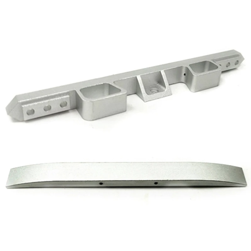 

Metal Front Bumper Guard For WPL 1/16 C34 RC Truck Car FJ40-Silver & Metal Rear Bumper Can Be Installed For WPL-Silver