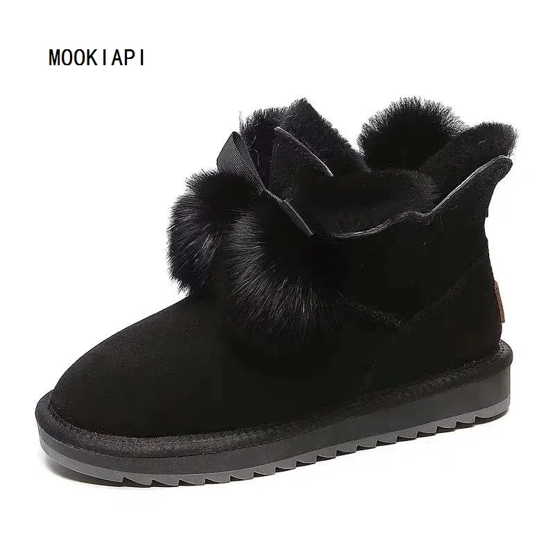 Австралийские высокие качественные зимние сапоги 2019 Натуральная Воловья кожа