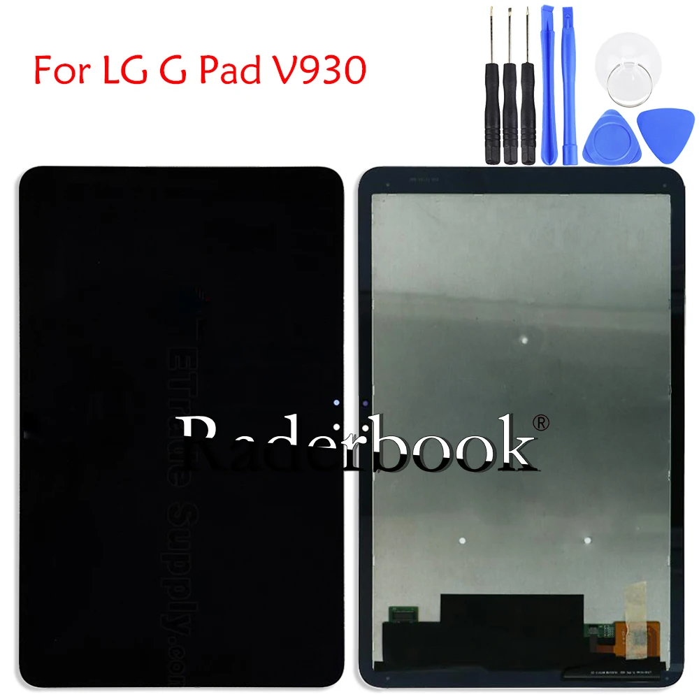 ЖК-дисплей 10,1 дюйма + сенсорный экран дигитайзер стекло в сборе для LG V930 Запчасти для планшетных ПК