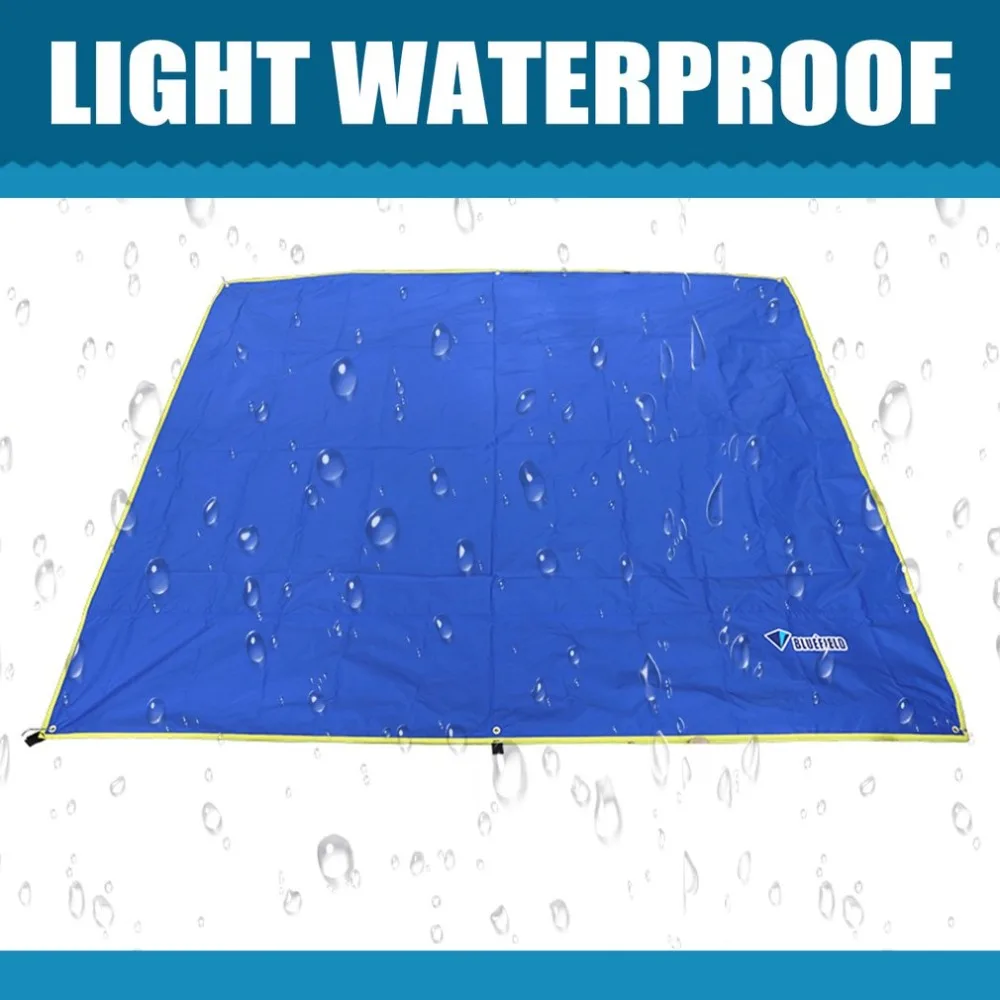 

4-6 Persons Ultralight Multifunctional Waterproof Camping Mat Tent Tarp Footprint Ground Mat For Outdoor Camping Hiking Picnic
