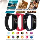 Новый умный Браслет M4, 3 цвета, AMOLED экран, для Miband 4, Smartband, фитнес-браслет, Bluetooth, спортивный, водонепроницаемый, смарт-браслет # BO