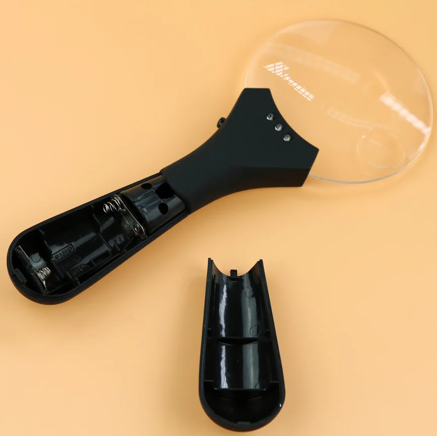 90 мм 110 Большие оптические акриловые линзы ручная для чтения световая Лупа Газета