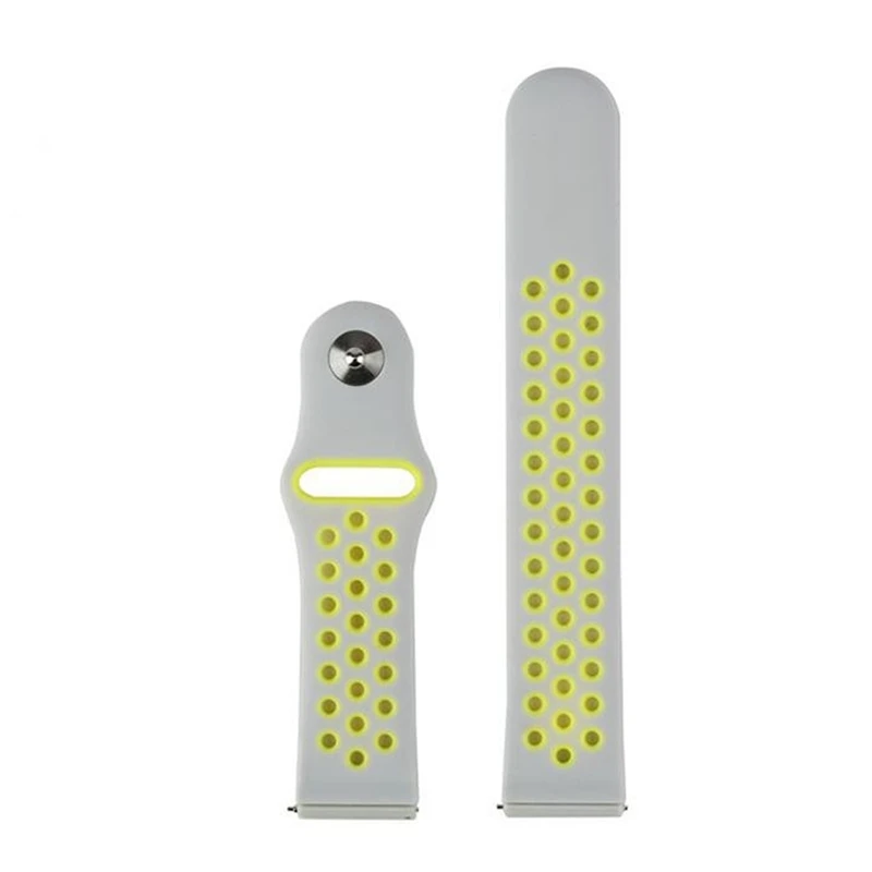 Силиконовый ремешок для браслета Huami Amazfit Pace/Stratos 2 2 S/для samsung gear S3 ремень для Xiaomi Amazfit Bip Молодежный ремешок