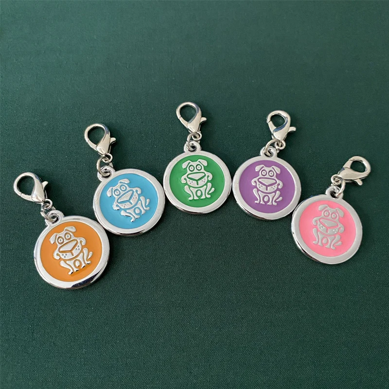 25 мм забавные идентификационные бирки для собак и кошек персонализированные из