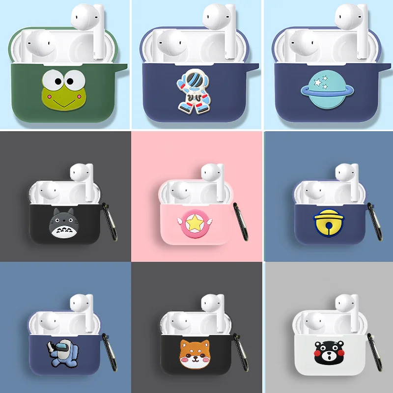 

Cute Cartoon for New 2021 Huawei Honor Earbuds X2 Case Silicone Soft Cover for Honor Earbuds X2 wireless headset box