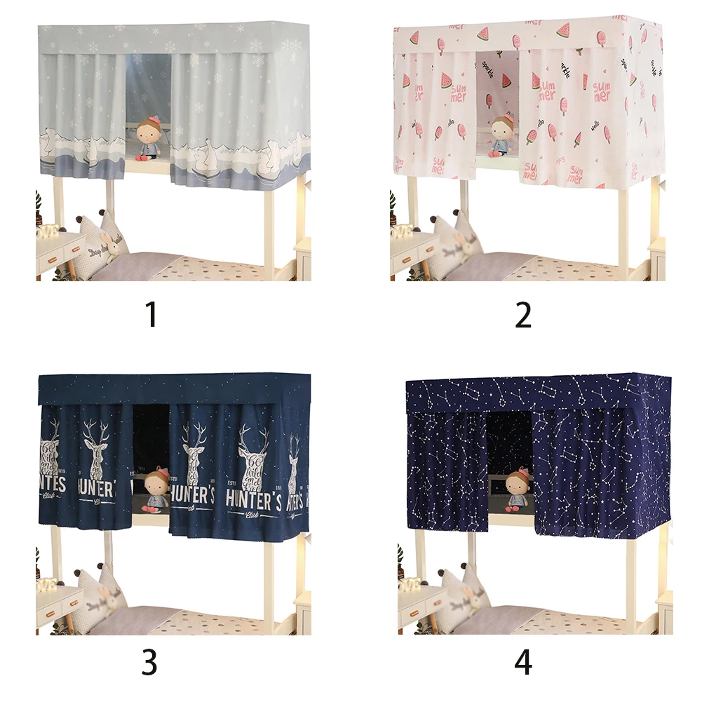 Элегантная одноместная защита от комаров Затемняющая занавеска для кровати