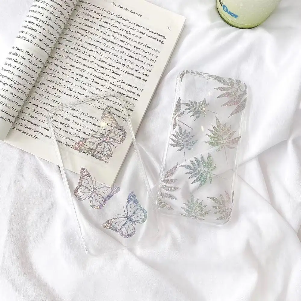 Чехол-накладка с изображением бабочки LACK блестящего мультяшного рисунка для 12