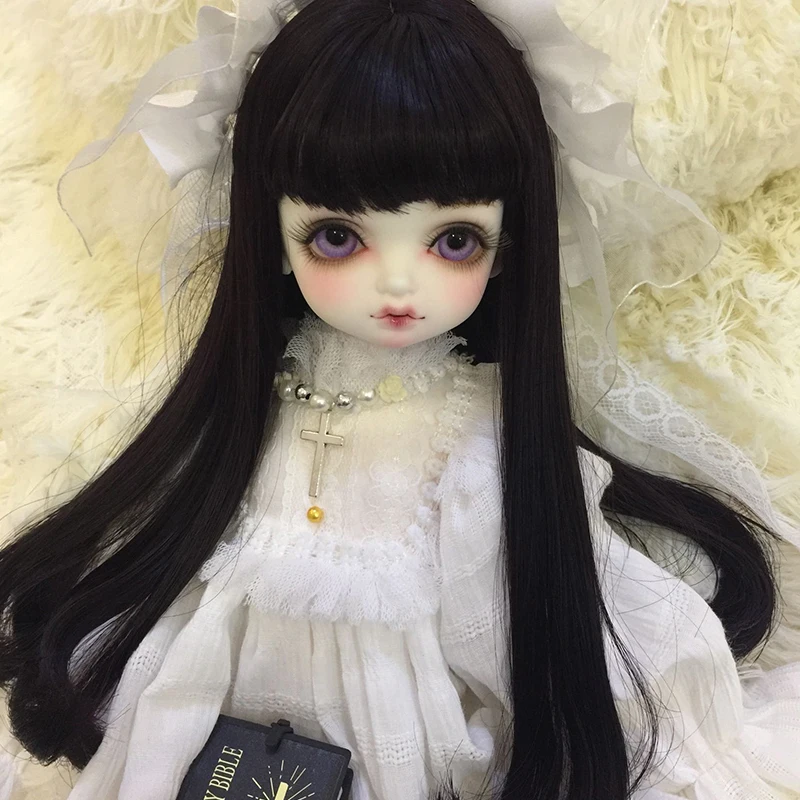 Кукла Одежда 1/6 кукла белое платье с украшением волос для 1/6 1/4 BJD аксессуары для кукол SD Фея Мягкая кукла платье