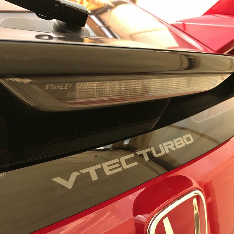 Оригинальный OEM для HONDA CIVIC VTEC TURBO 2016-2020 FC1 FK7 Type R FK4 FK8 FN Наклейка на окно 75717-TGH-C01 |