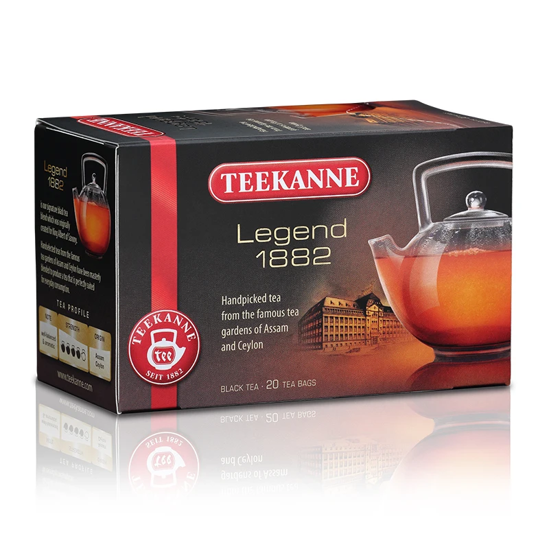 

Free shipping 40g/box Teekanne imported legend 1882 black tea bag Assam black tea Ceylon black tea bag