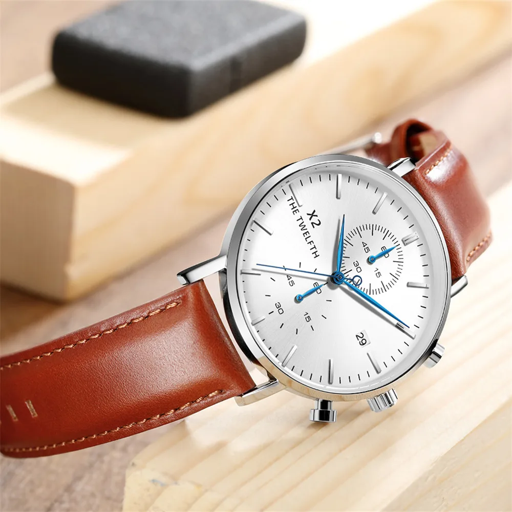 Мужские модельные туфли в винтажном стиле часы 2019 Новое поступление X2 XII