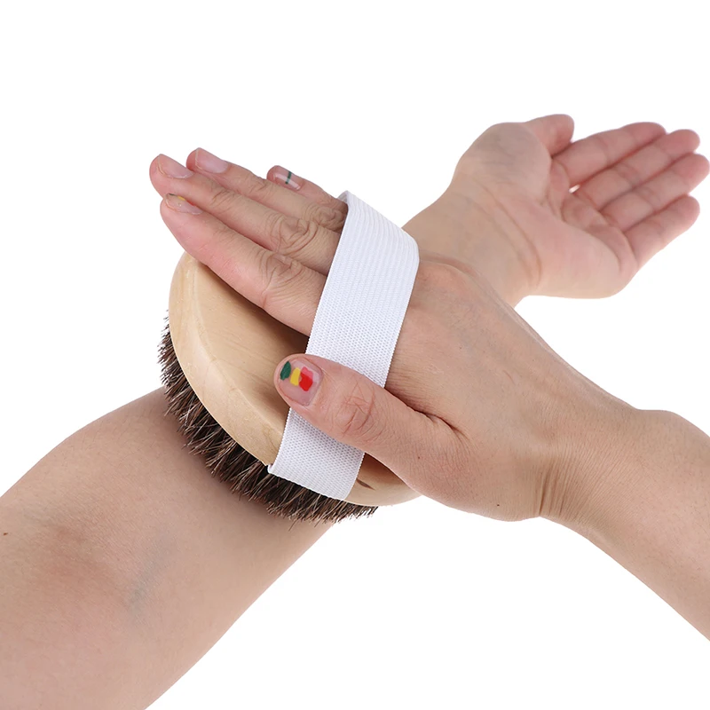 1 шт Тела Массажная щетка целлюлита душ пилинг горячая древесины из натурального