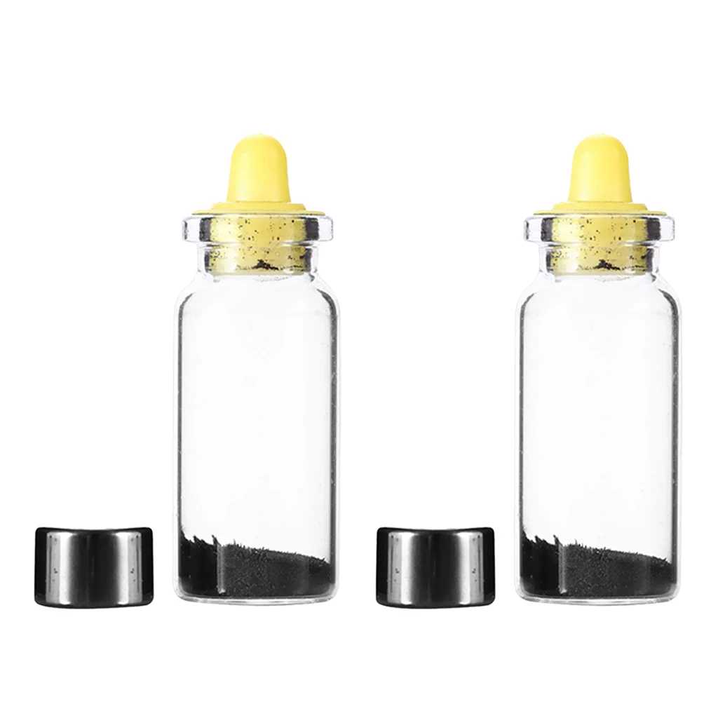 

2xCreative Magnetic Glass Bottle Toy Ferrofluid Physics Prop Accessories Toy