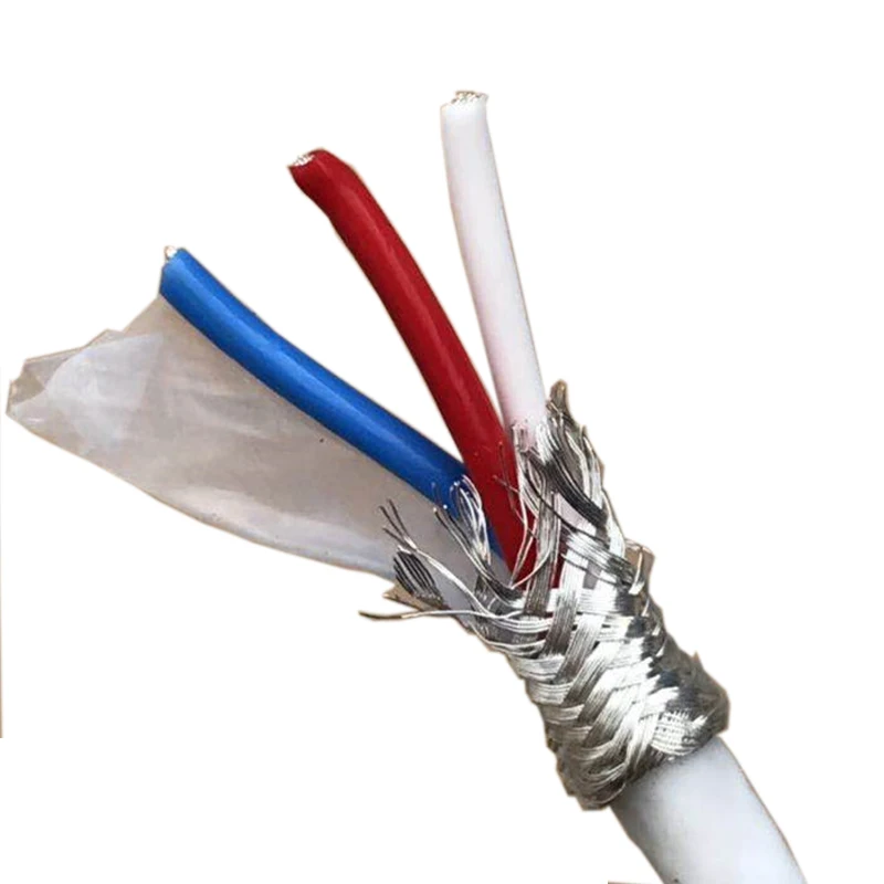 One meter 5N occ pure Copper silver cable for DIY HIFI audio RCA XLR | Электроника