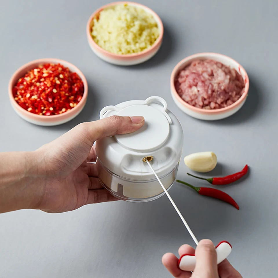 Transhome Строительная дробилка домашний ручной измельчитель овощей мяса лука