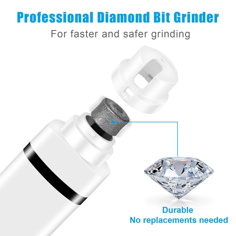 

Dog Nail Grinder Dog Clippers 3 in 1 Kit,2 Speed Electric Dog Nail Trimmer Grinder Rechargeable Painless Pet Paws Grooming & Smo