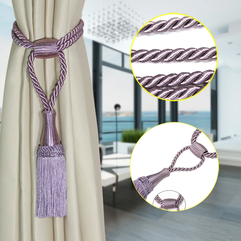 1 шт. кисточка Шторы Tieback подвесной ремень шарики кисть бахрома s Аксессуары Holderback