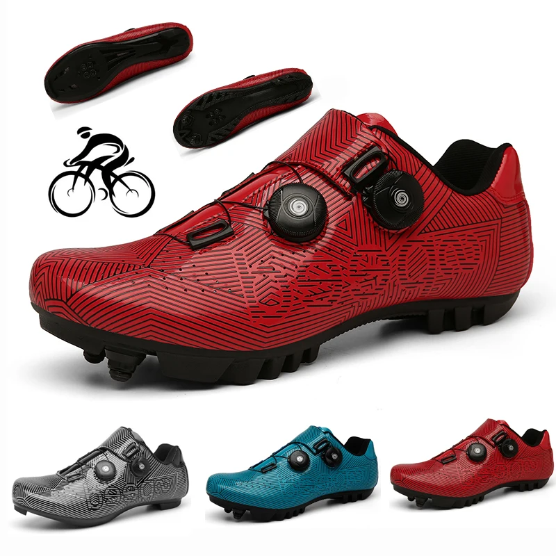 

Self-Locking Cycling Shoes Sapatilha Ciclismo Men Women Non-slip Wear Outdoor Athletic Bicycle Comfortable Mountain Bike Shoes