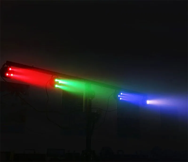 Мини-светодиодный сценический светильник RGBW красный зеленый синий белый 12 шт. |