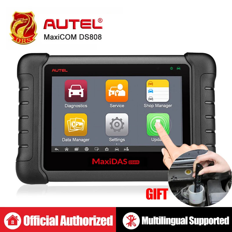 Autel MaxiDAS DS808 Удаленный WI-FI Диагностические инструменты автомобиль сканирования обновление онлайн ЭБУ программирование лучше чем DS708