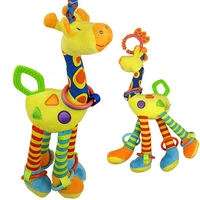 plush giraffe baby puzzle toys soft animal handbells rattles handle toys stroller hanging teether infant %d0%bc%d1%8f%d0%b3%d0%ba%d0%b8%d0%b5 %d0%b8%d0%b3%d1%80%d1%83%d1%88%d0%ba%d0%b8 1 years