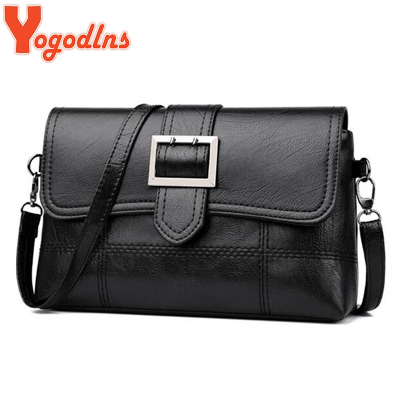 Сумка Yogodlns Женская на плечо элегантная сумочка мессенджер в стиле ретро слинг