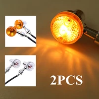 motorcycle turn signal lights universal 12v outdoor amber bulbs plastic indicator lamps waterpoof motorbike accessories 2 pcs