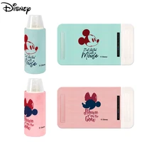 disney usb heating milk bottle insulation cover baby thermostatic warmer bag winter outing portable soft velvet fabric milk warm