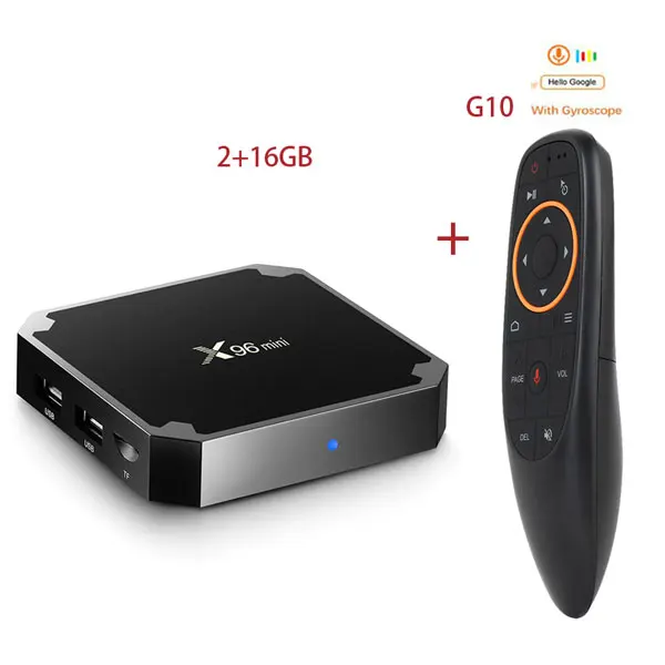 2GB 16GB g10 Amlogic S905W X96 Мини ТВ приставка 4k 2G 16G Android 7,1 Смарт ТВ приставка 4K HD 3D 2,4G WiFi h96 max X96 ТВ приставка Android - Цвет: 2GB 16GB g10