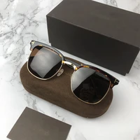 new fashion women tom sunglasses 2021 for men vintage big half acetate and alloy frame eyewear sun glasses 544