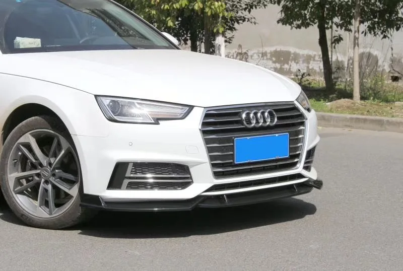 Защитный диффузор для заднего бампера Audi A4 ABS 2017-2018 комплект корпуса бампер
