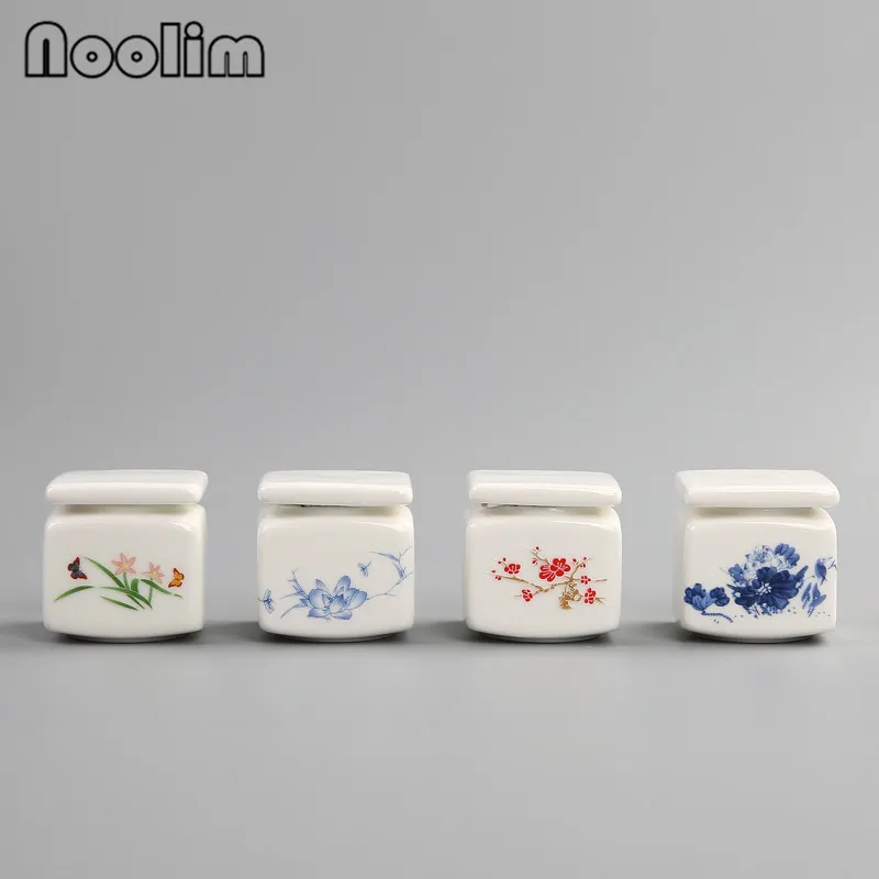 Керамический Мини чай Caddy белый фарфор приправа бутылка креативная герметичная