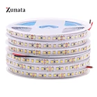 Светодиодная лента SMD2835 для украшения дома, гибкая Водонепроницаемая LED полоска для украшения дома, 5 м, 12 В постоянного тока, 24 В, 240 светодиодов на метр