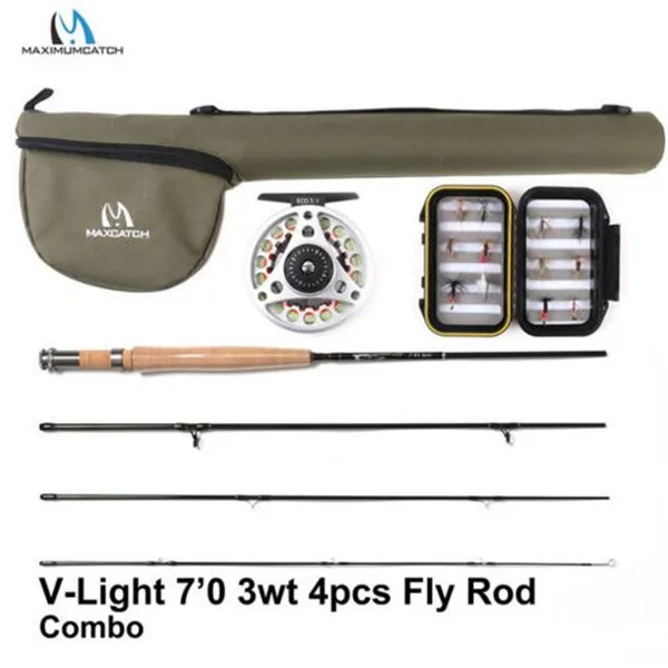 7.5ft 3wt rod combo2 Maximumcatch 2WT/3WT графит IM10 Fly стержень 3/4Sec средне-быстрый удочка для небольшой поток/форель Fly стержень комбо - Цвет: 7.5ft 3wt rod combo2