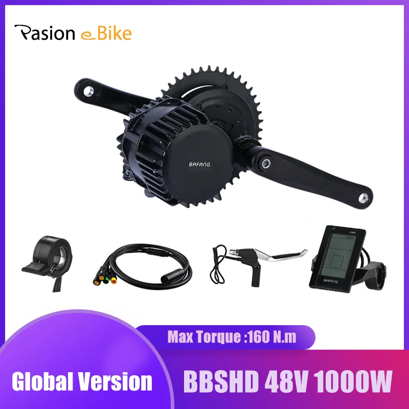 Электрический велосипед Bafang 8FUN BBSHD 48 в 1000 Вт комплект электродвигателя Ebike G320.1000W