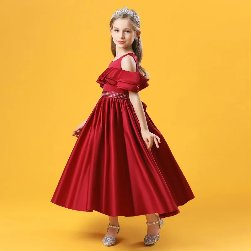 Детские платья 2021 осенние для девочек-подростков праздничное платье принцессы
