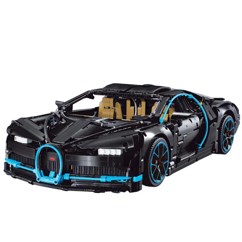 NO BOX Супер гоночный автомобиль 23009 23010 20086 совместимый Technic 42083 MOC-22970 MOC-23010 строительные блоки кирпичи игрушки подарки - Цвет: NO BOX