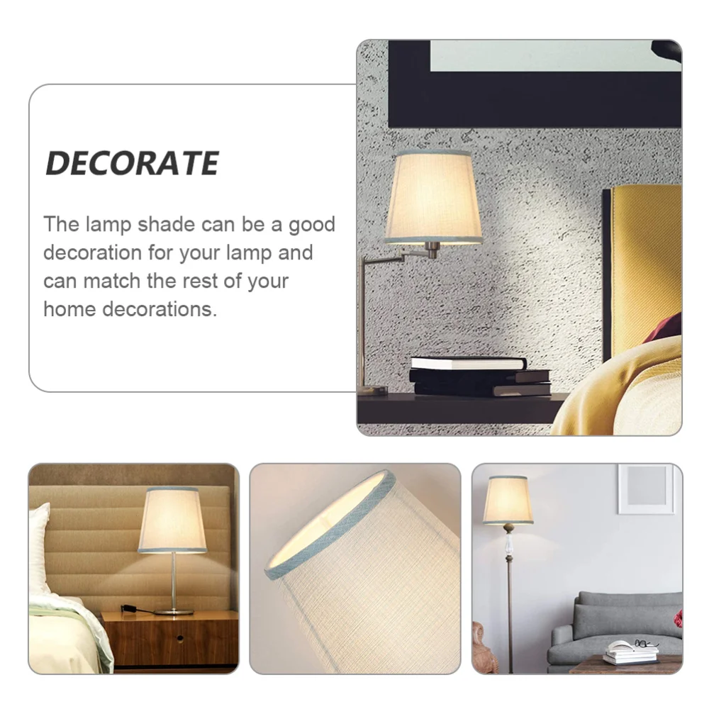 

Cloth Lampshades Lamp Covers E14 Meson Chandelier Lamp Shades Lamp Decor
