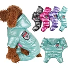 Комбинезон для собак, для маленьких собак, зимний, теплый, водонепроницаемая куртка с капюшоном для собак, для чихуахуа, Йорка