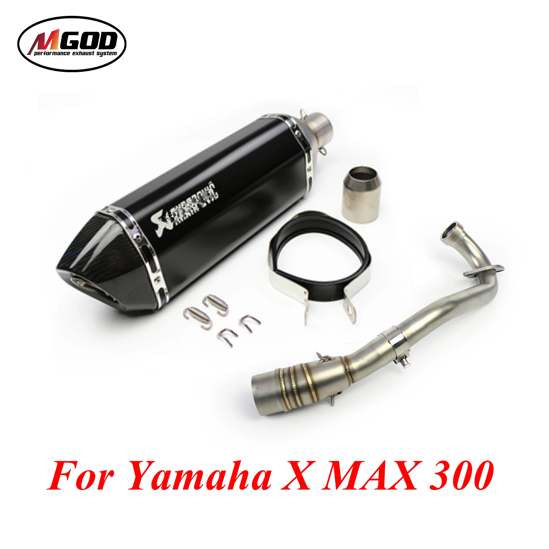 Мотоцикл Akrapoviccc выхлопная труба AK Escape Moto без шнуровки для Yzf XMAX 300 X MAX 250