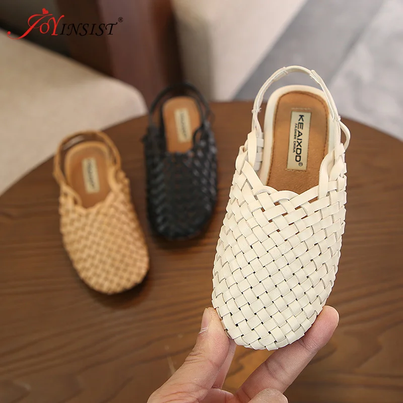 Сандалии для девочек с заклепками модные милые детские босоножки принцессы