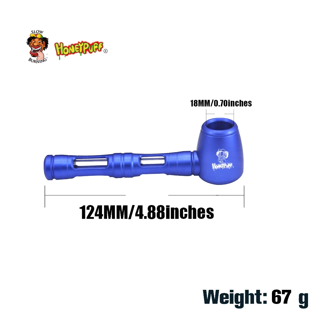 Курительные трубки COURNOT mercal со стеклянной ручкой 124 мм Съемные Металлические