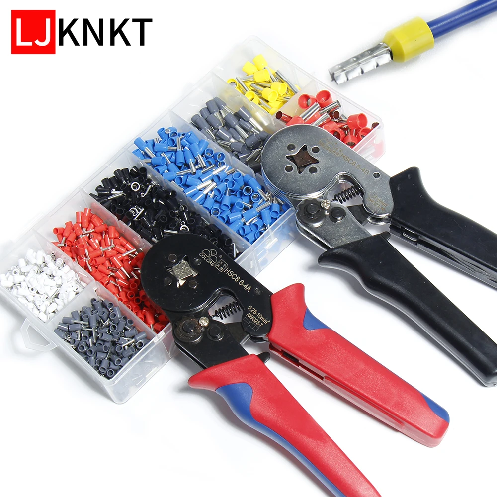 

Crimping Connector Terminal Ferrules pliers type needle Tubular electrical Tool Wire Crimp Ends Electrician Hand mini Crimper
