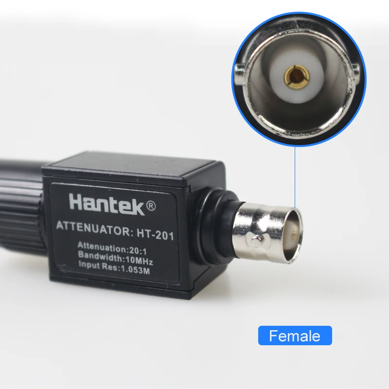 Hantek HT201 20:1 10 МГц Атентификаторы осциллографа Пассивный аттенюатор для