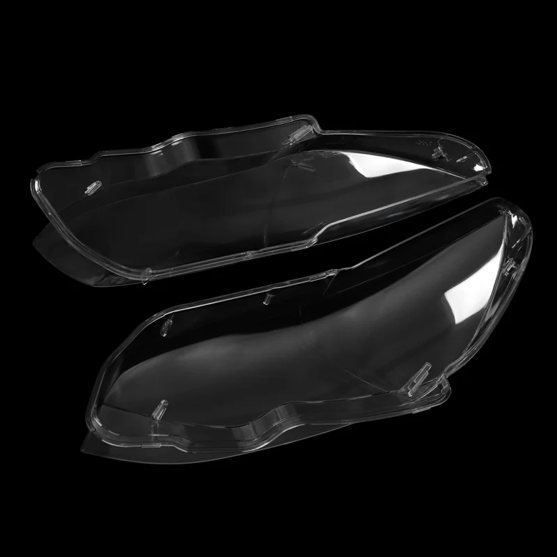 MagicKit For BMW E92 E93 10-13 LCI Left+Right Clear Headlight Headlamp Lens Cover Shells |