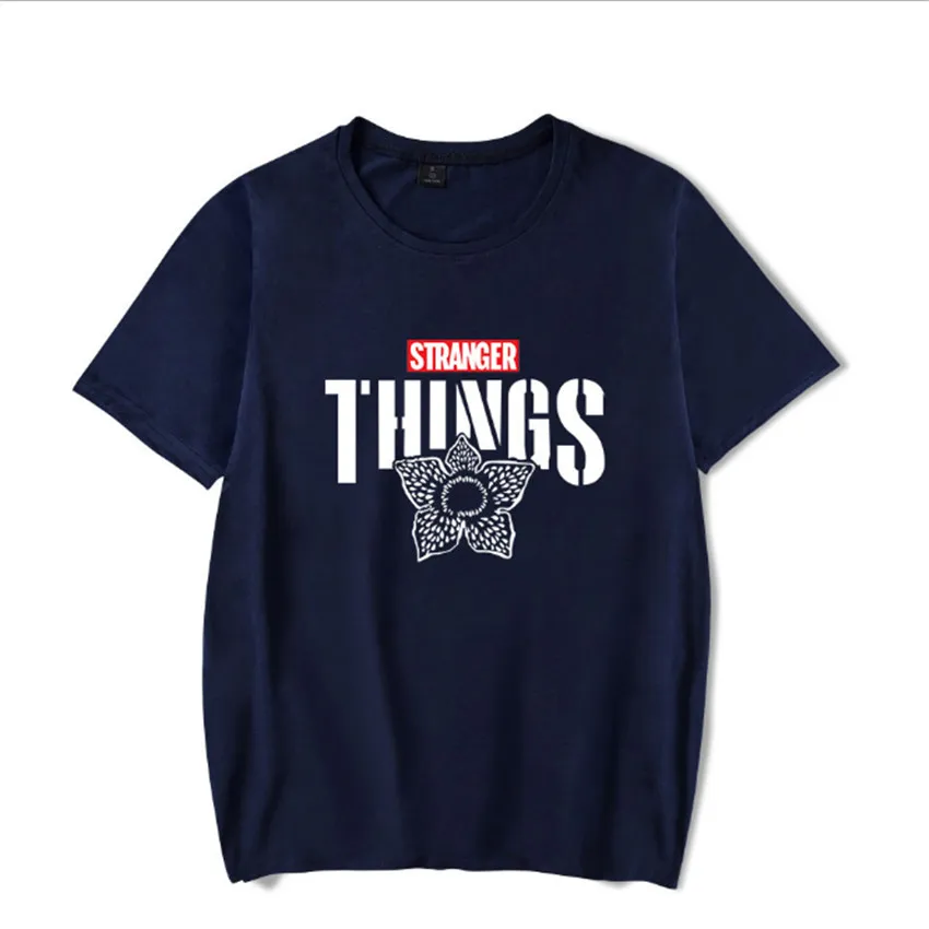 2020 Stranger Things TShirt Women Funny Tv Eleven Dustin Shirts Mike T shirt 80s Graphic Female Ulzzang T-shirt StrangerThings | Женская